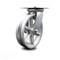 Service Caster 8 Inch Heavy Duty V Groove Semi Steel Swivel Caster with Roller Bearing SCC SCC-35S820-VGR - alternate 1